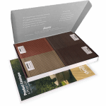 composite decking brown sample pack