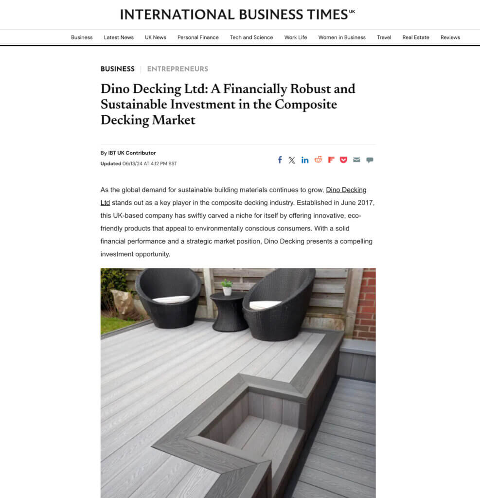 dino decking international business times feature