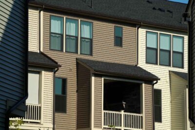 house with exterior cladding