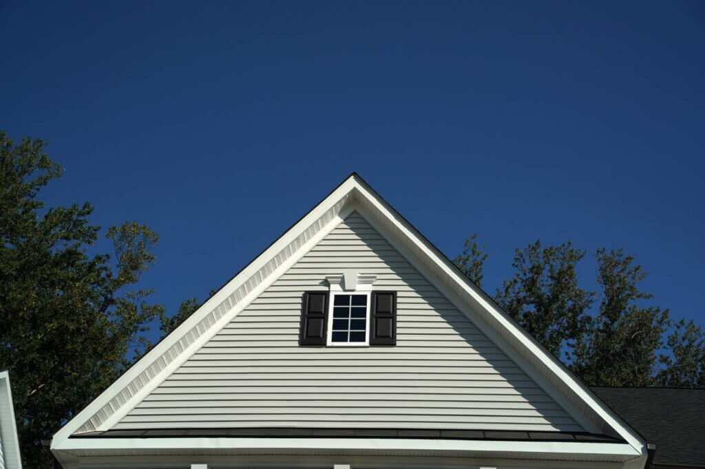 siding installed on a house's exterior