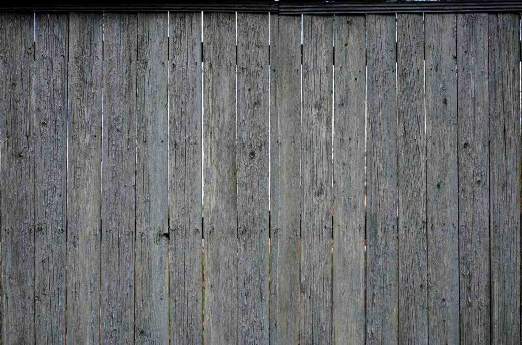 old wooden fence