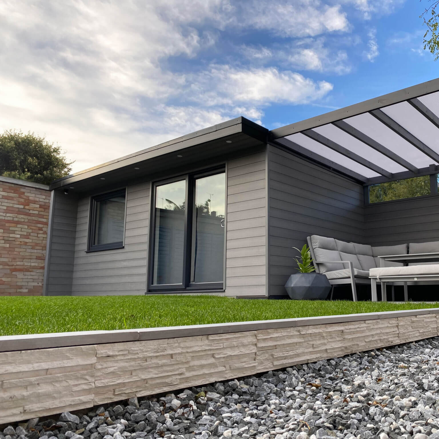 Garden room with Composite Cladding