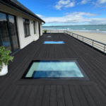 composite decking rooftop seaside - black / graphite