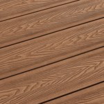 composite decking boards wood pattern texture - teak / amber