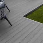 composite decking boards - grey / ash