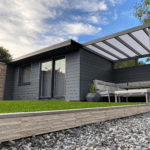 composite cladding garden house anthracite