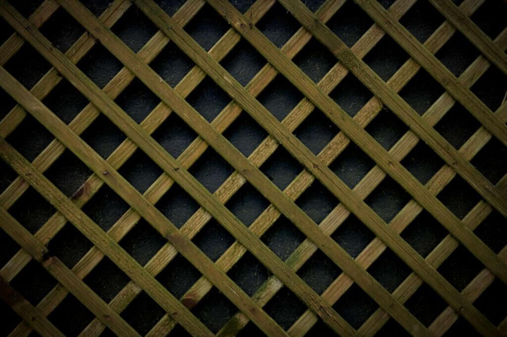 wooden trellis