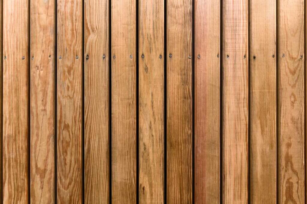 wooden acoustic fence