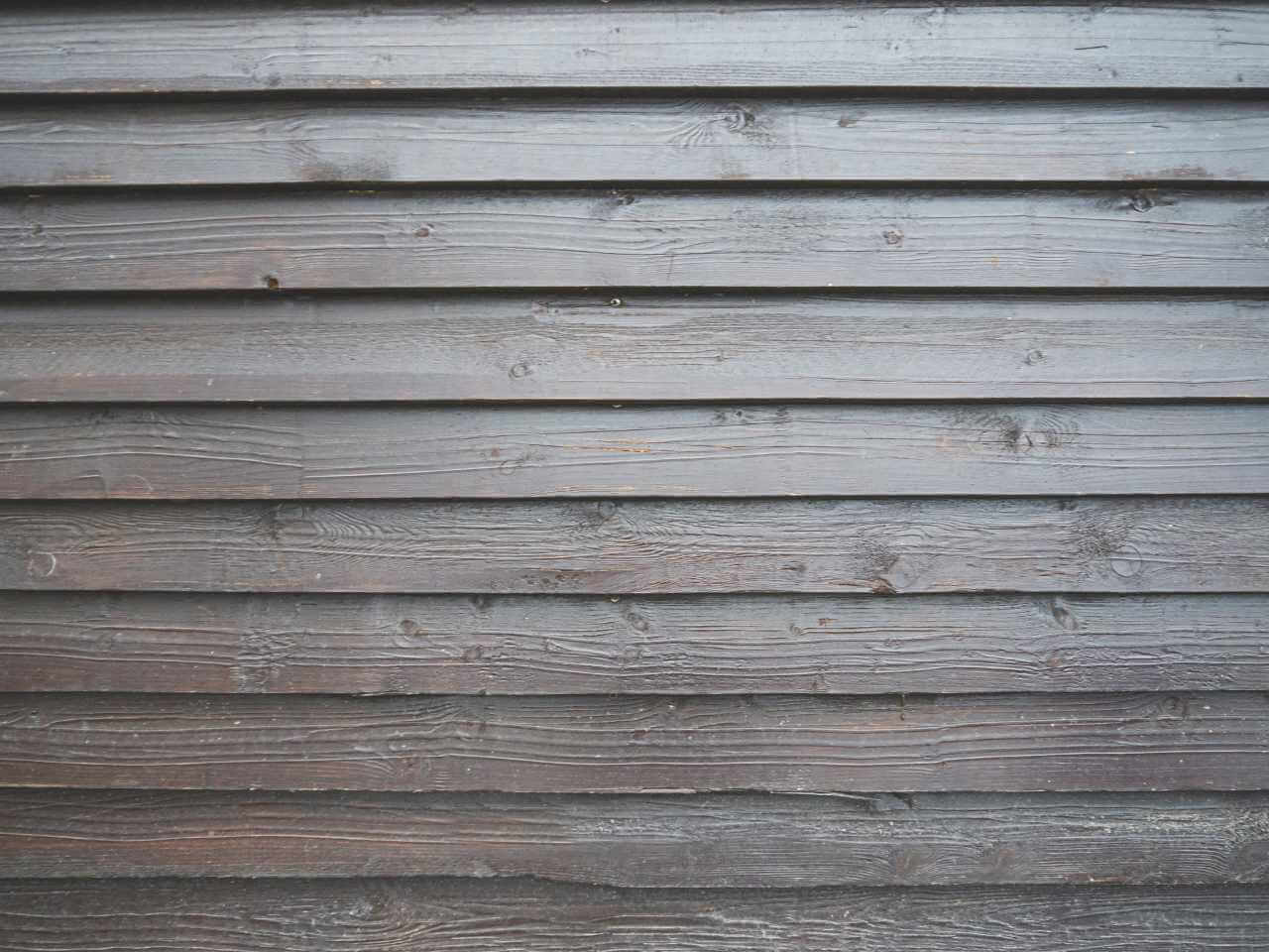 wooden cladding installed on a home's exterior