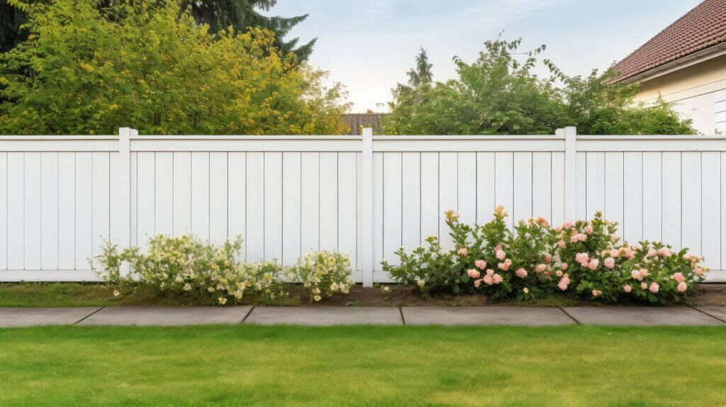 modern vinyl fencing